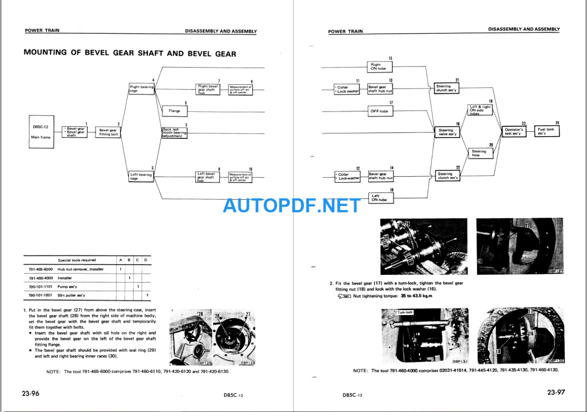 D85C-12 Shop Manual