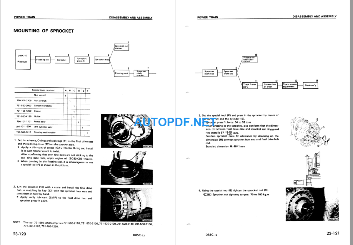 D85C-12 Shop Manual