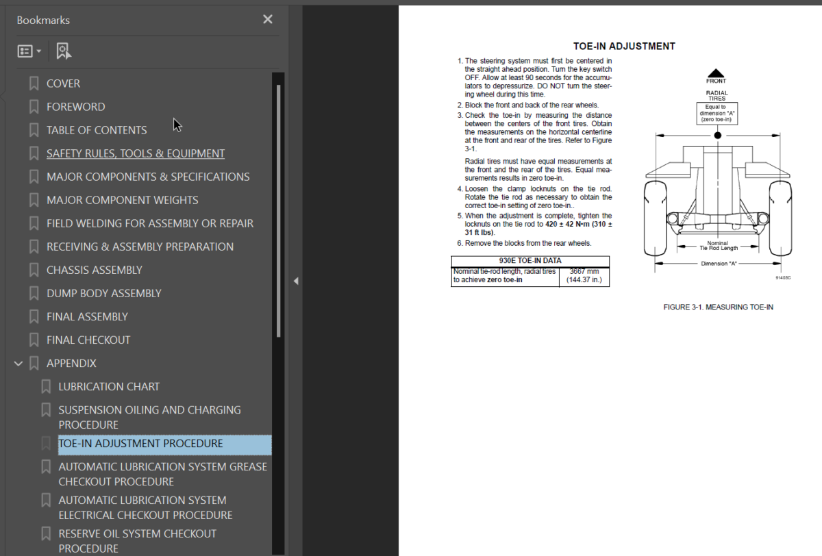 Komatsu 930E-4 (A31002 - A31054) Shop Manual