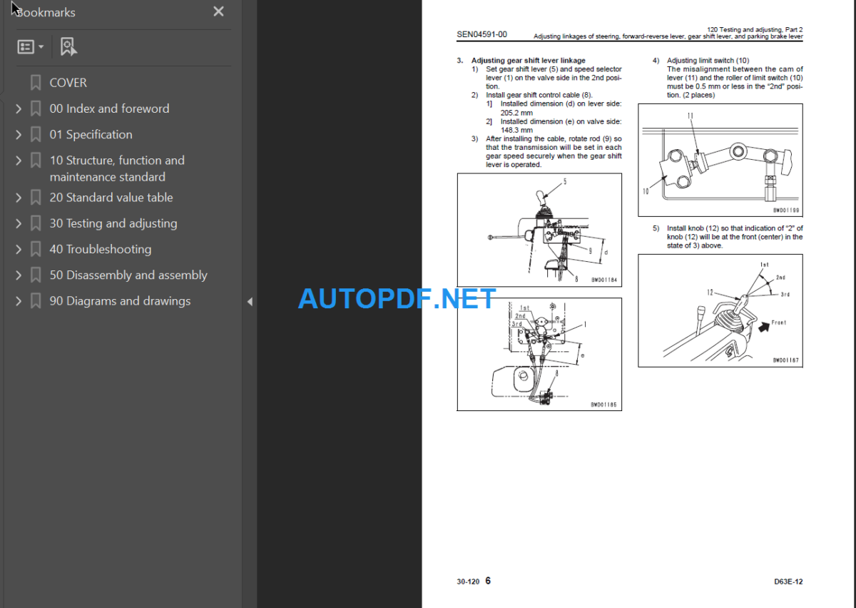 D63E-12 Shop Manual