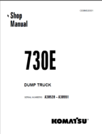 Komatsu 730E (A30539 - A30551) Shop Manual