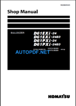 D61EXi-24 D61EXi-24E0 D61PXi-24 D61PXi-24E0 Shop Manual