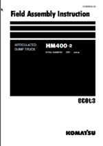 HM400-2 Field Assembly Instruction (2001 and up)