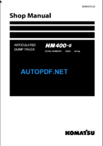 HM400-5 Shop Manual