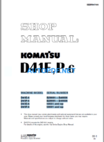 D41EP-6 Shop Manual