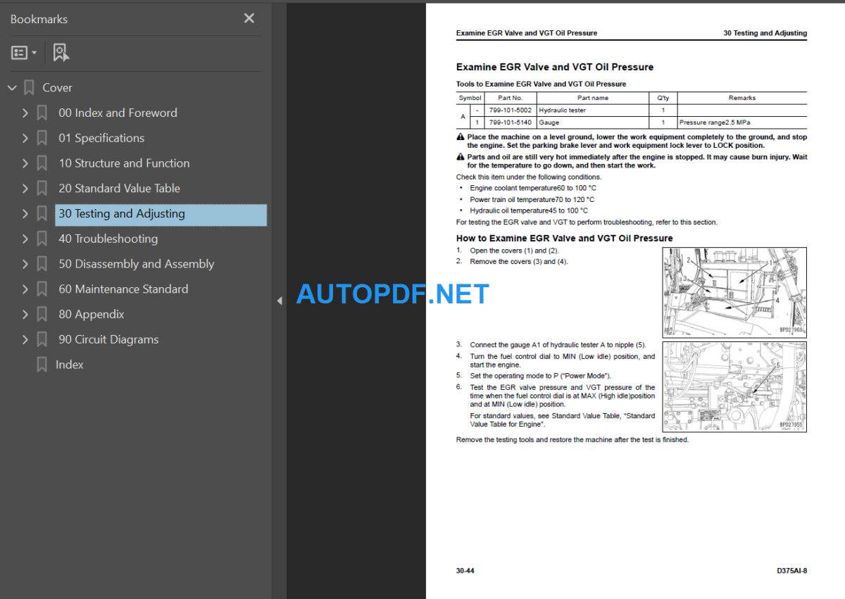 D375Ai-8 Shop Manual