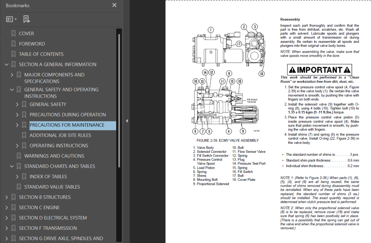 Komatsu HD785-5LC Shop Manual