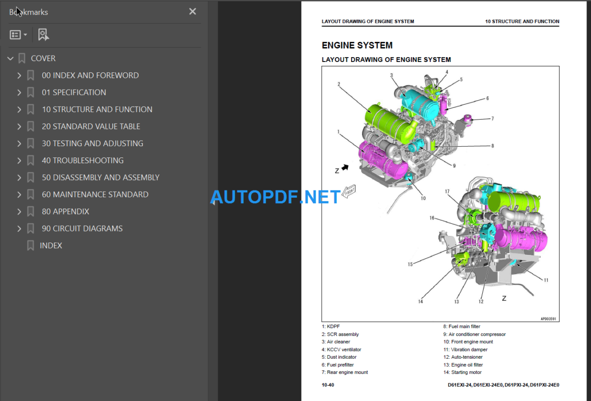 D61EXi-24 D61EXi-24E0 D61PXi-24 D61PXi-24E0 Shop Manual