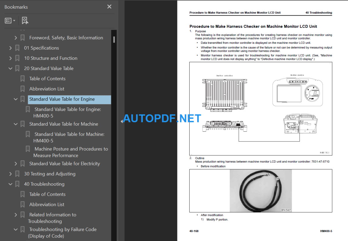 HM400-5 Shop Manual