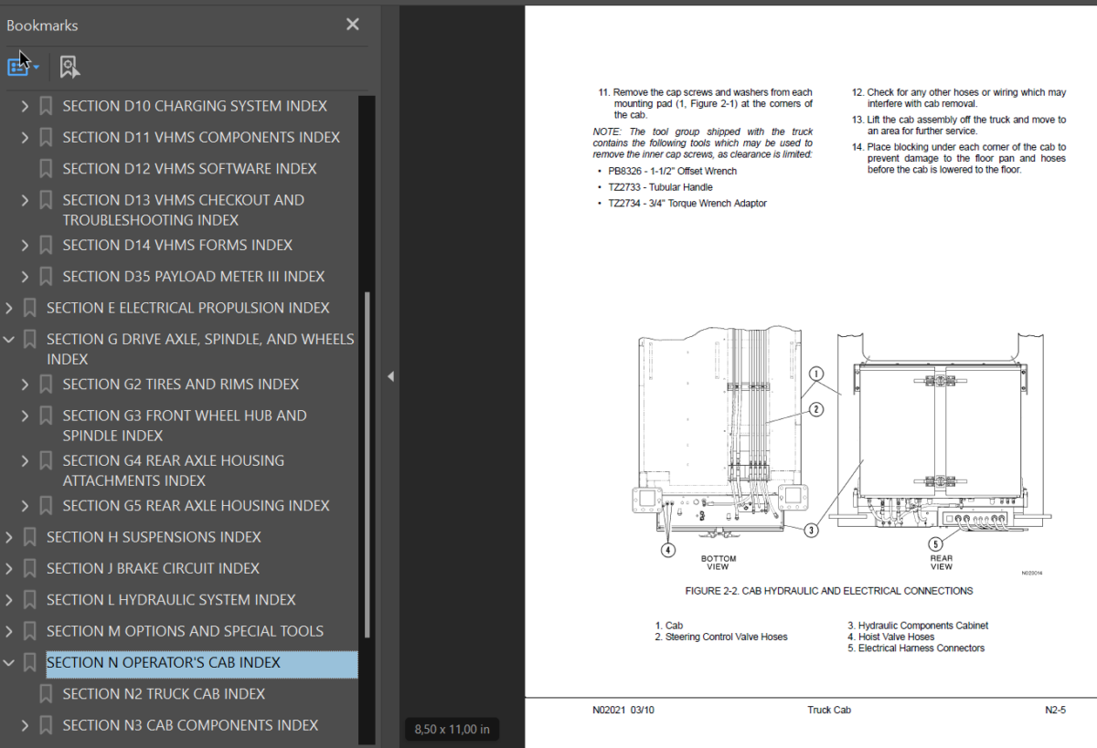 Komatsu 730E (A30539 - A30551) Shop Manual