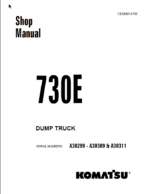 Komatsu 730E (A30299 - A30309 & A30311) Shop Manual