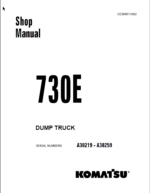 Komatsu 730E (A30219 - A30259) Shop Manual
