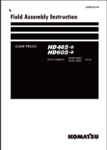 HD465-8 HD605-8 Field Assembly Instruction (30001 and up) (GEN00225-00)