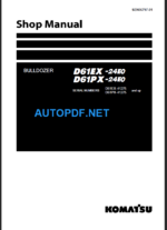 D61EX-24E0  D61PX-24E0 Shop Manual