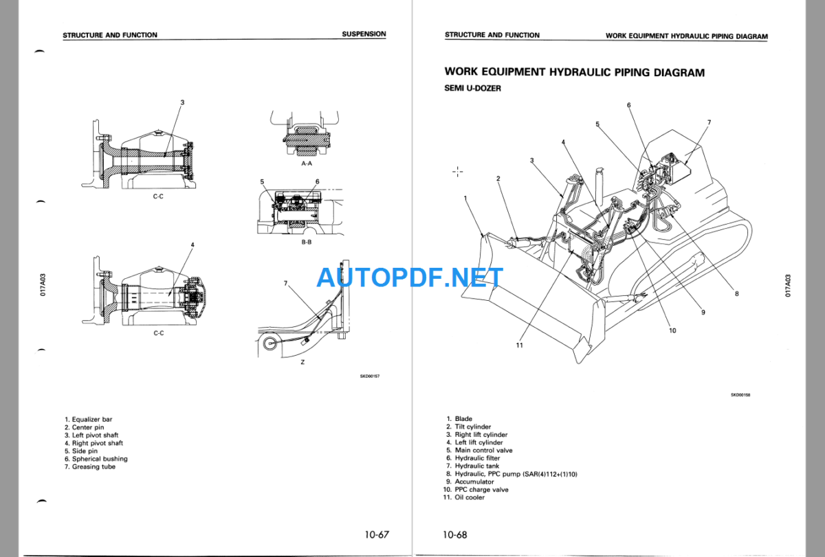 Komatsu Dozer D155A-3 Shop Manual