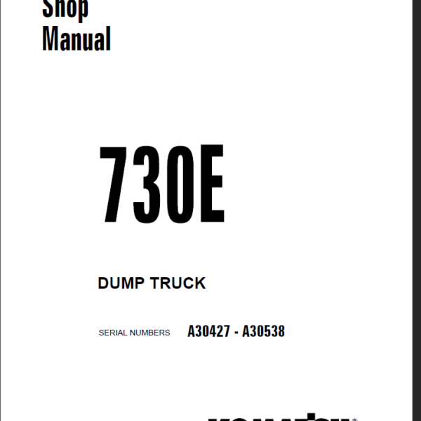 Komatsu 730E (A30427 - A30538) Shop Manual