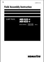 Komatsu HD325-8 (50001 and up) HD405-8 (50001 and up) Shop Manual