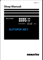 D51EX-24 D51PX-24 Shop Manual