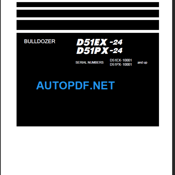 D51EX-24 D51PX-24 Shop Manual