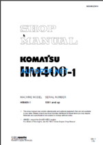 HM400-1 Shop Manual