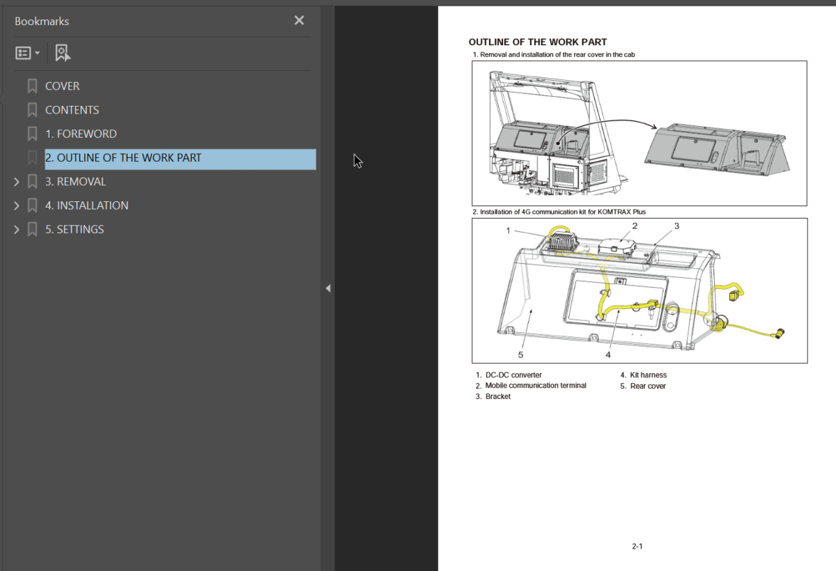 HD465-8 HD605-8 Field Assembly Instruction (30001 and up) (GEN00225-00)