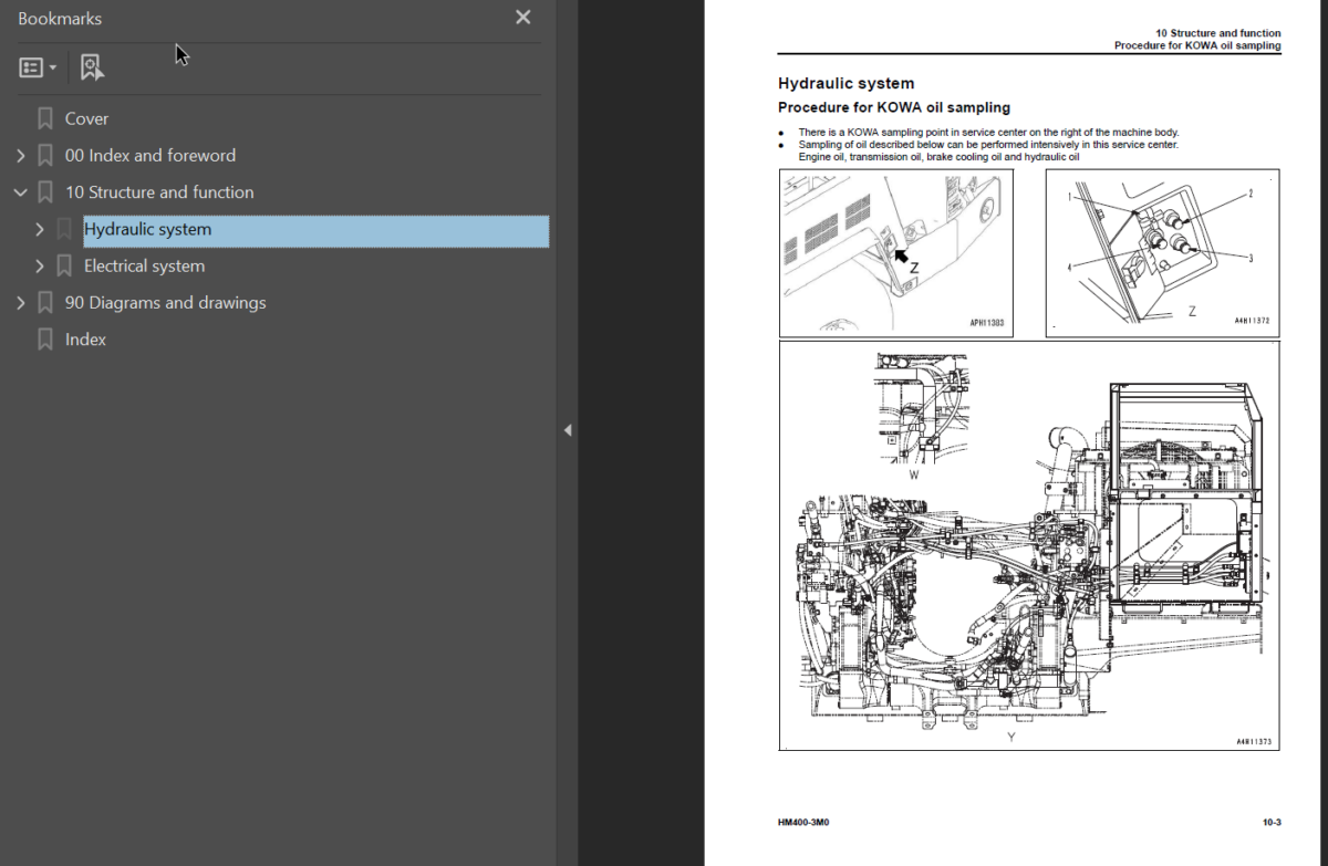 Komatsu HM400-3M0 (5001 and up) Shop Manual