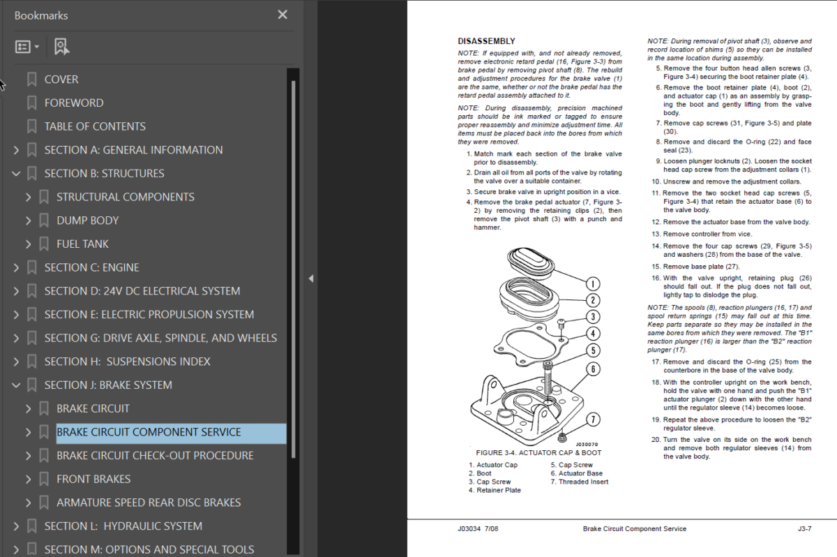 Komatsu 830E-1AC (A30210 - A30239) Shop Manual