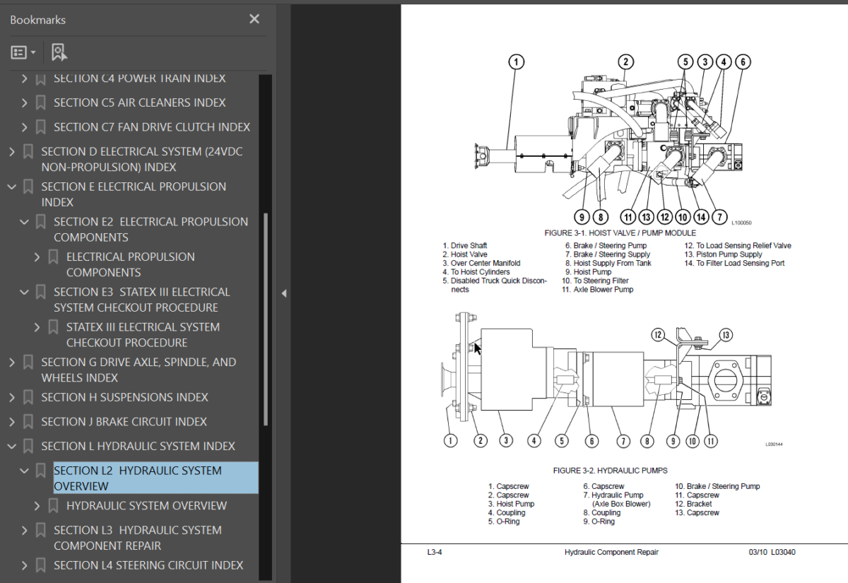 Komatsu 730E TROLLEY (A30474 A30512 - A30517 & A30546 - A30549) Shop Manual