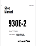 Komatsu 930E-2 (A30293 A30295 A30298 & A30299) Shop Manual