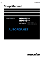 HD465-8 HD605-8 Shop Manual