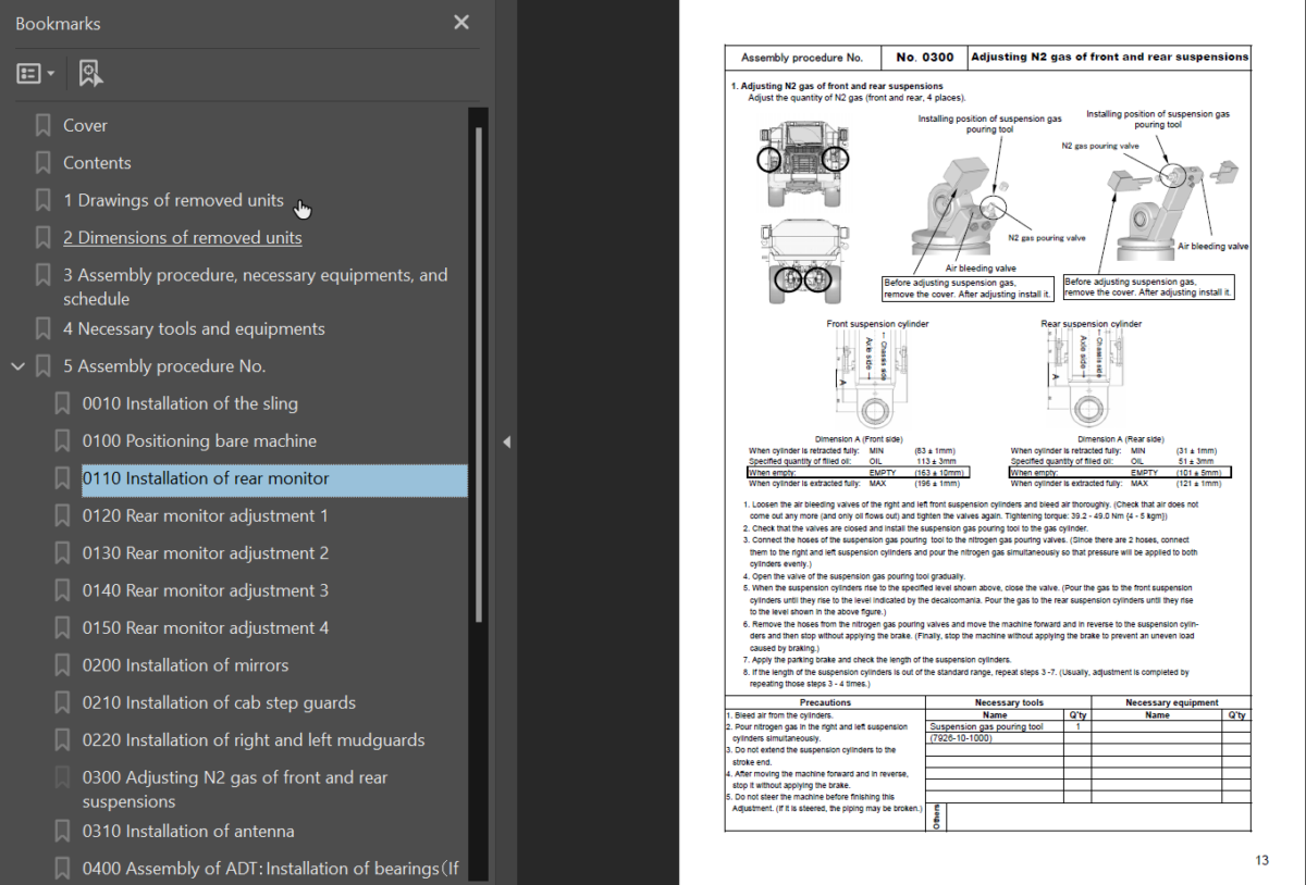 HM300-3 Field Assembly Instruction