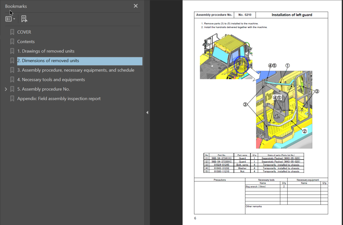 HM400-3EM0 Field Assembly Instruction