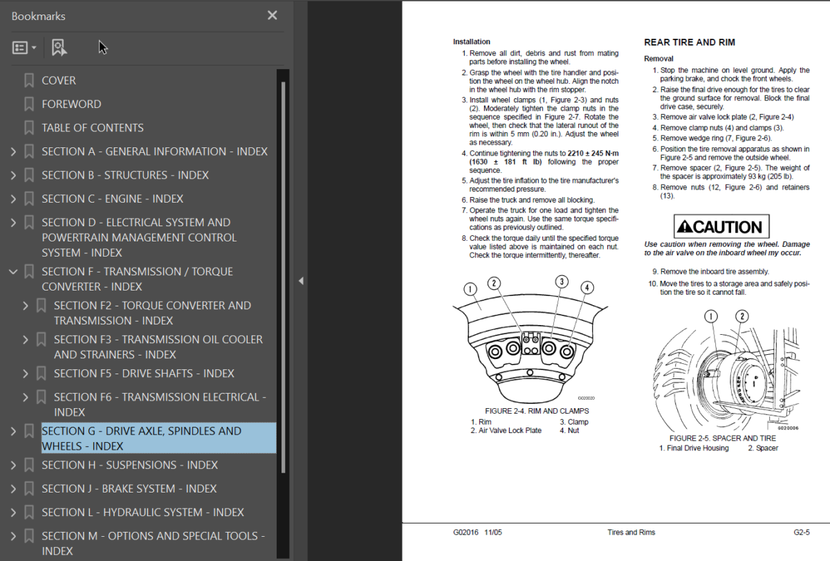 Komatsu HD1500-5 (A30039 - A30048) Shop Manual