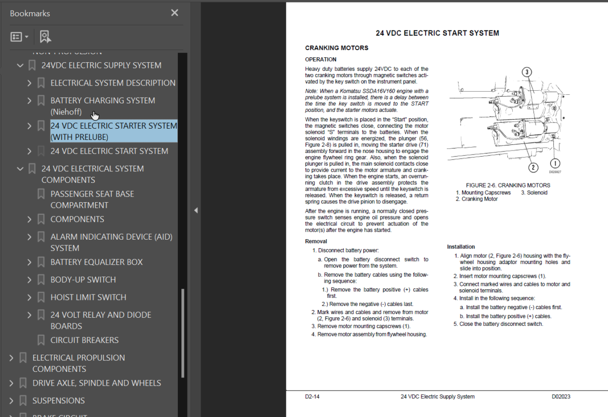 Komatsu 830E (A30733 - A30815) Shop Manual