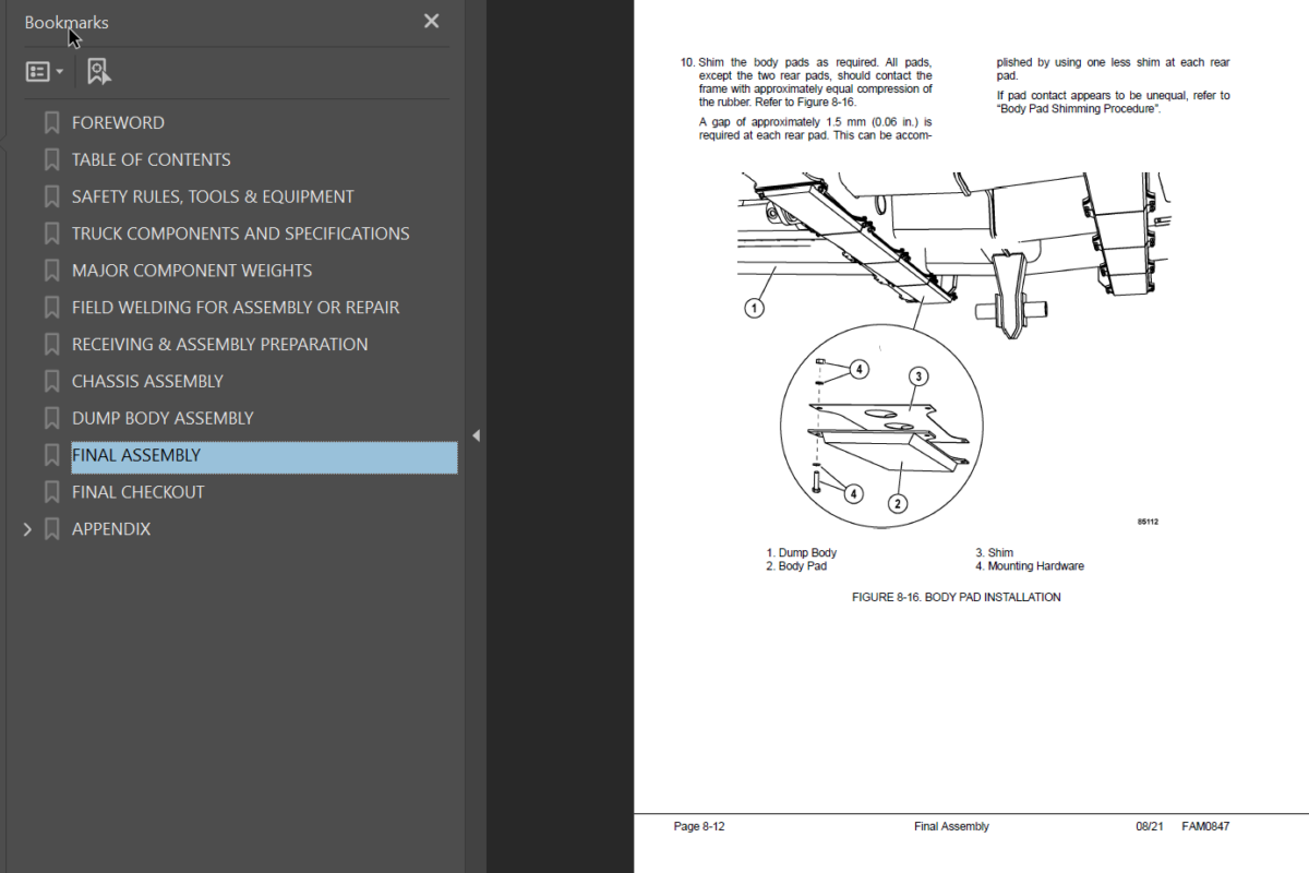 Komatsu 980E-5 Field Assembly Manual (980E-5 A50003 and up)