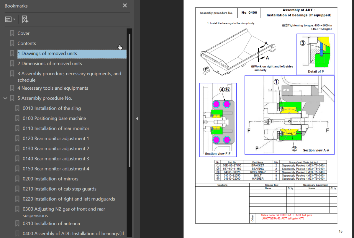 HM300-3 Field Assembly Instruction