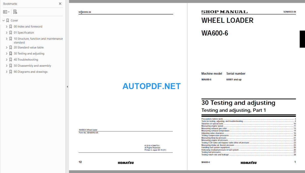 WA1200-3 Shop Manual