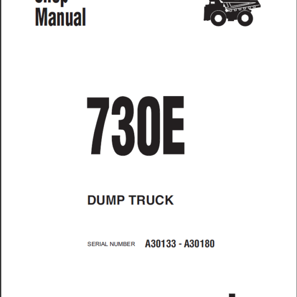 Komatsu 730E (A30133-A30180) Shop Manual