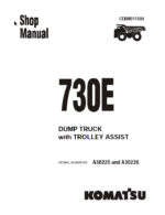 Komatsu 730E (A30225 and A30226) Shop Manual