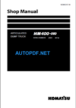 HM400-5E0 Shop Manual