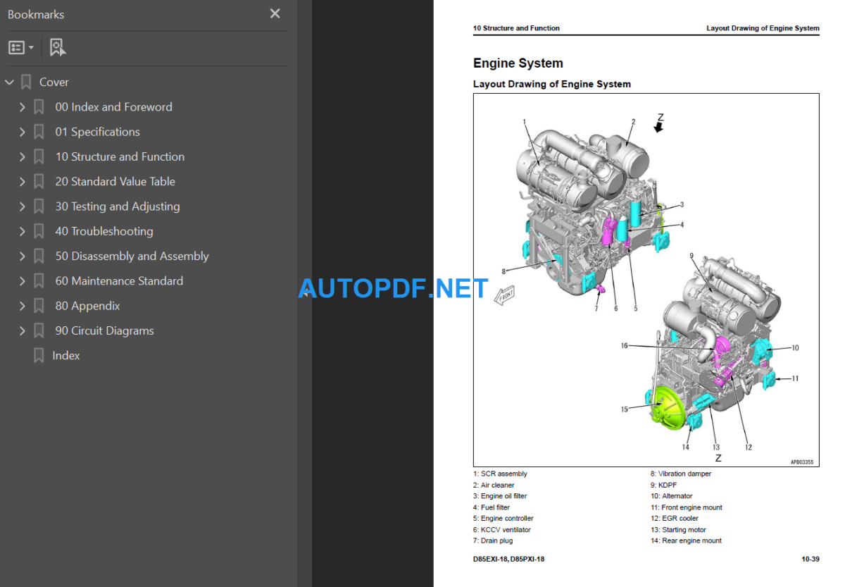 D85EXi-18 D85PXi-18 Shop Manual