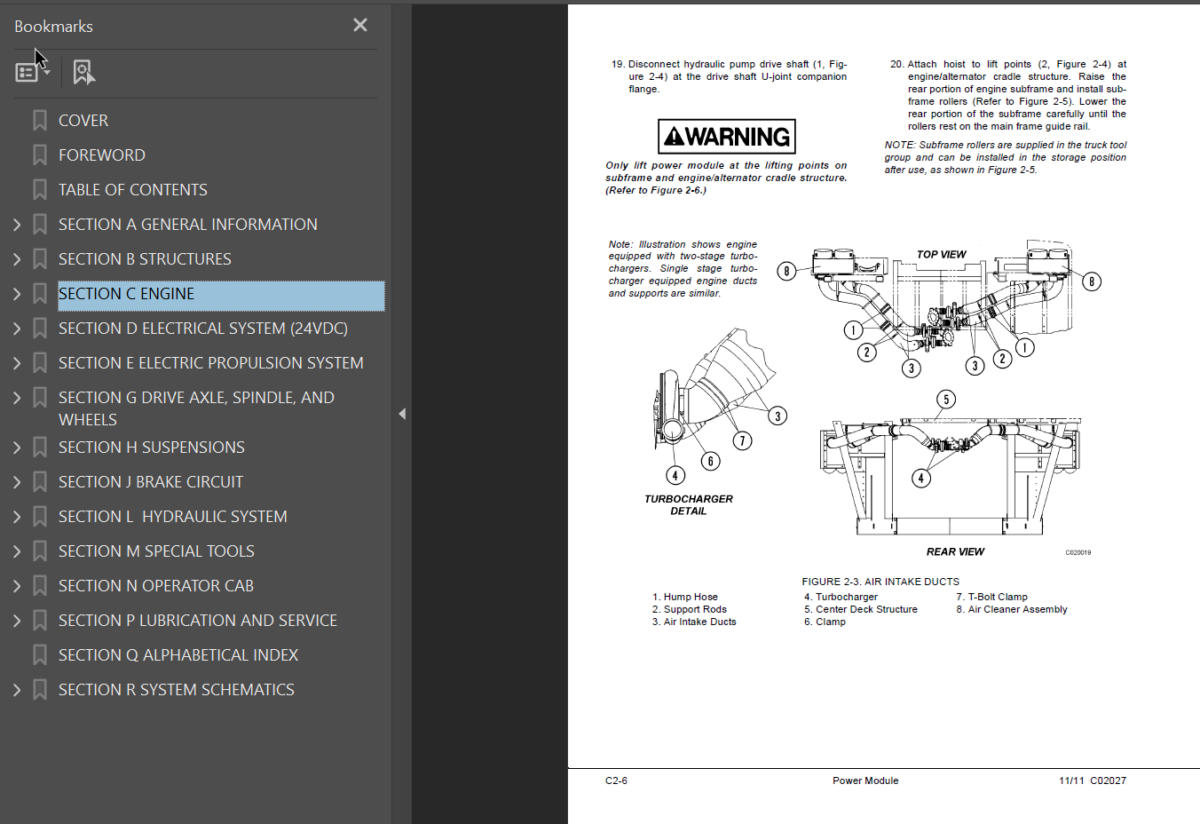 Komatsu 830E-AC (A30036 - A30071 A30079 - A30108) Shop Manual