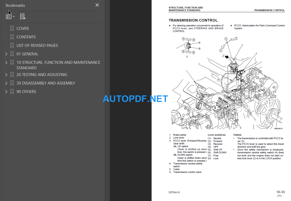 D275AX-5 Shop Manual (20001 and up)