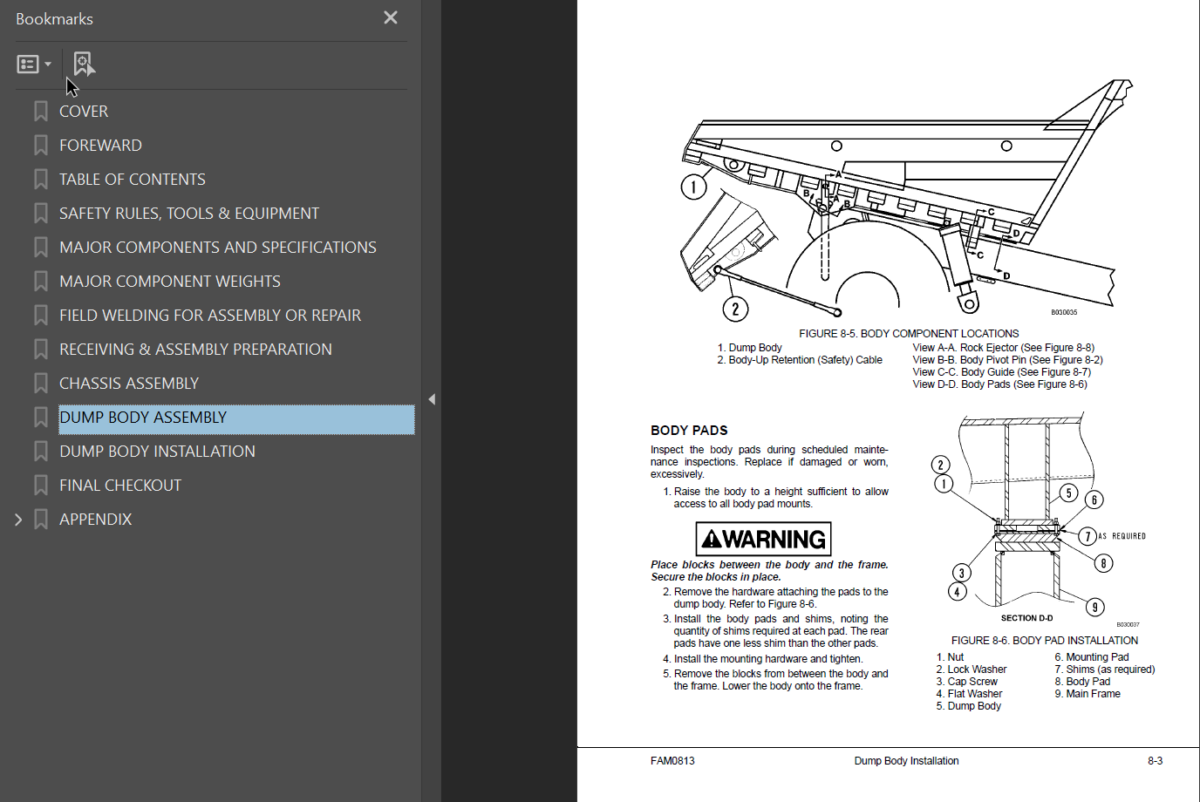 Komatsu HD1500-7 Field Assembly Manual (A30001 - A30108)