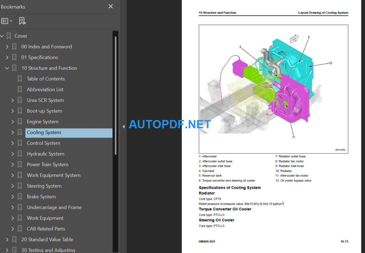 HM400-5E0 Shop Manual