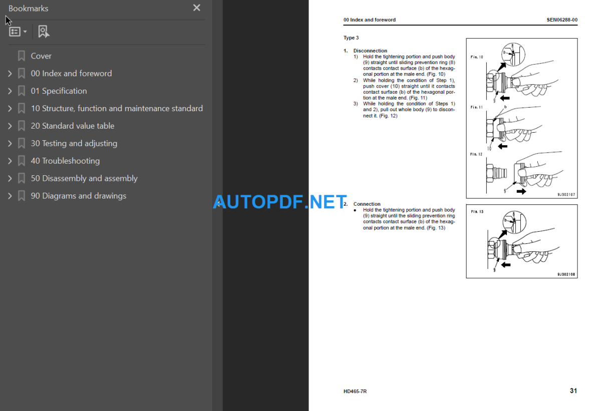 HD465-7R (SERIAL NUMBERS 16132 and up) Shop Manual