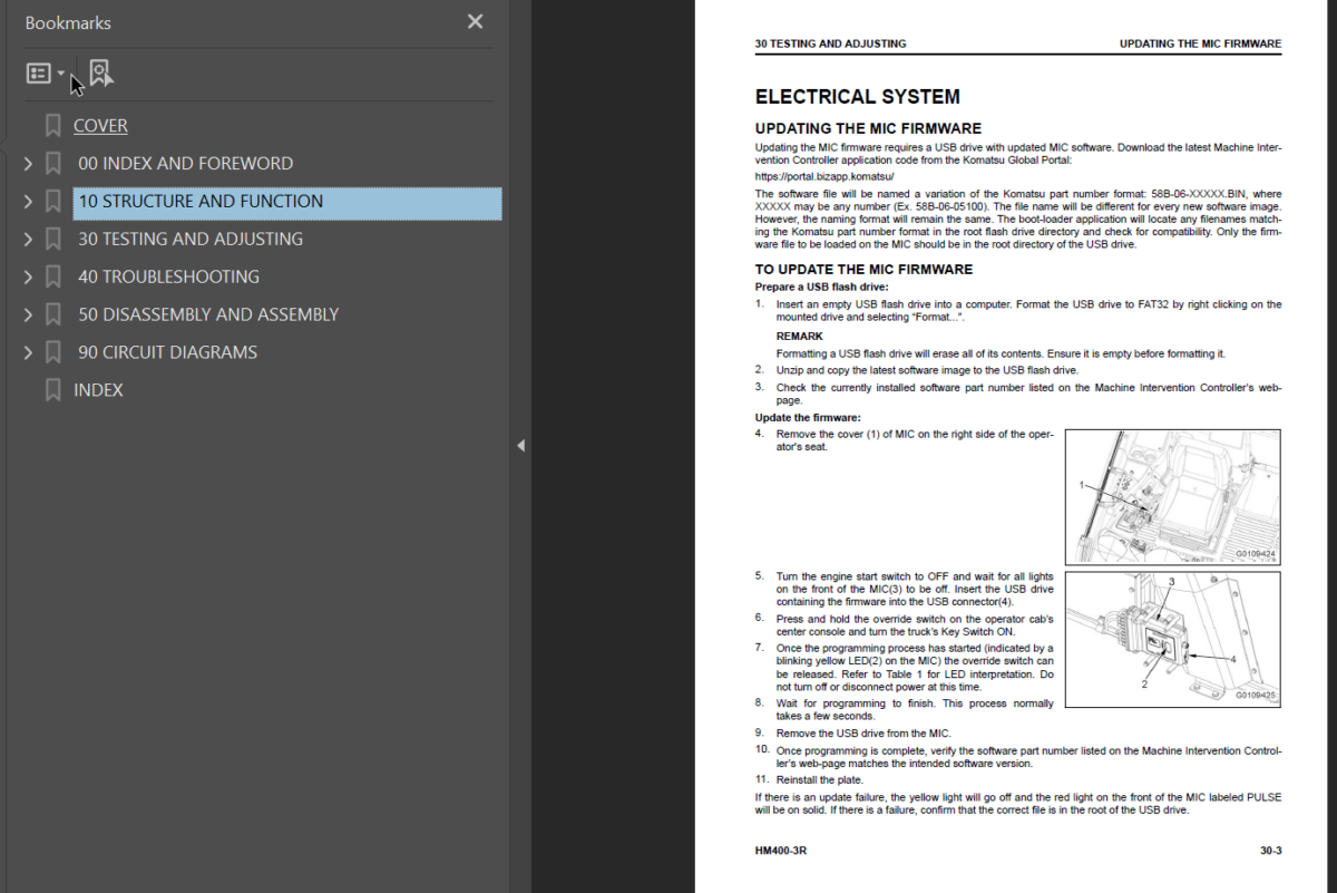 HM400-3R (8001 and up) (SEN06833-04) Shop Manual