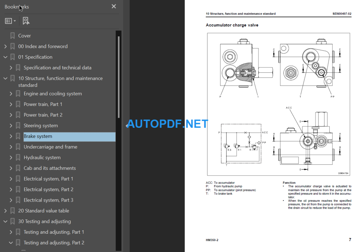 HM350-2 Shop Manual