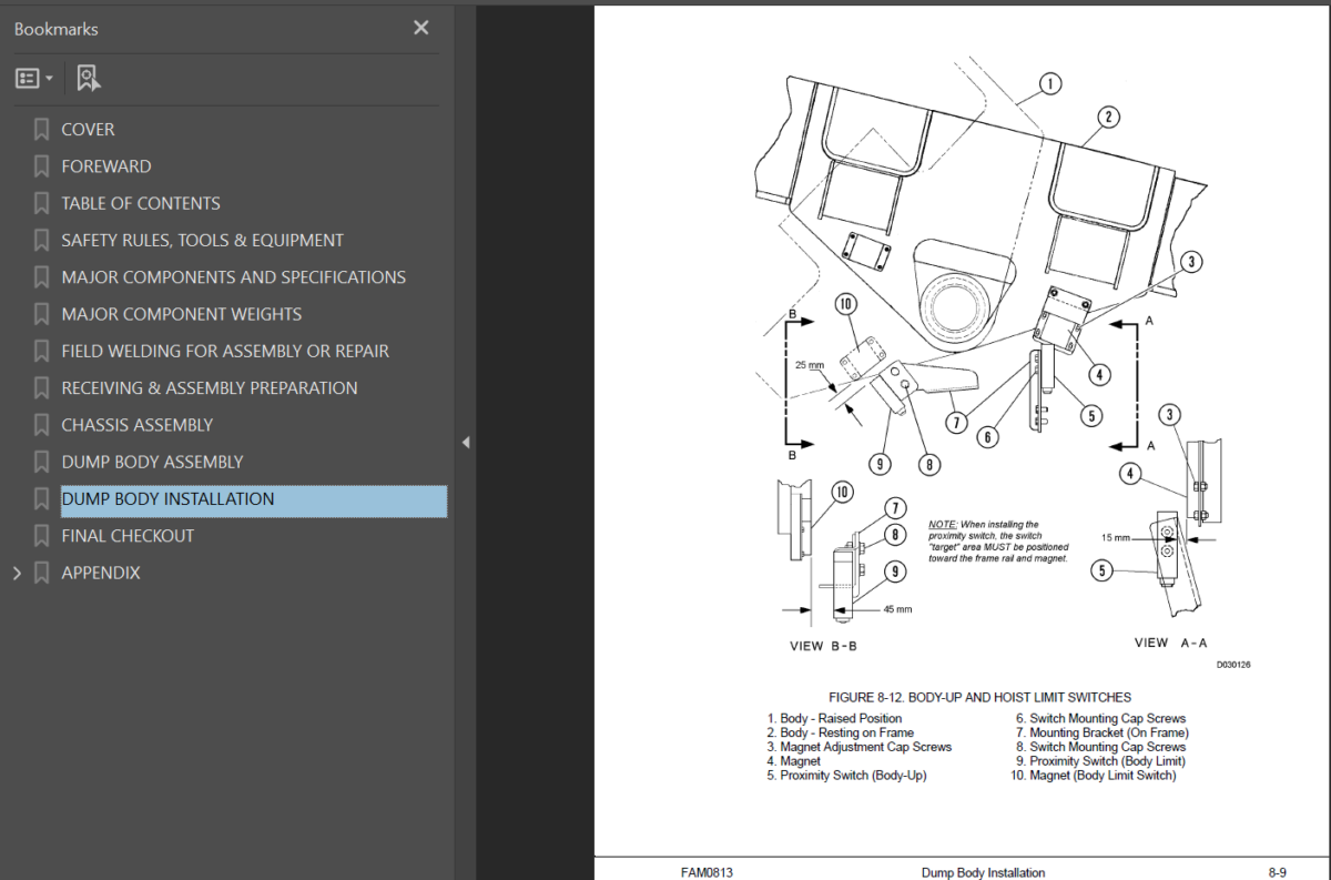 Komatsu HD1500-7 Field Assembly Manual (A30001 - A30108)