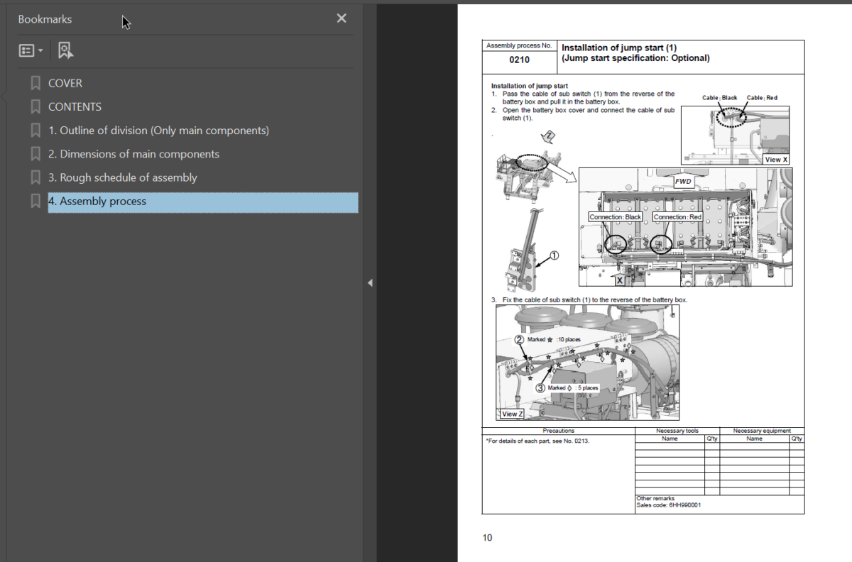 HD785-7 Field Assembly Instruction (8393 and up)